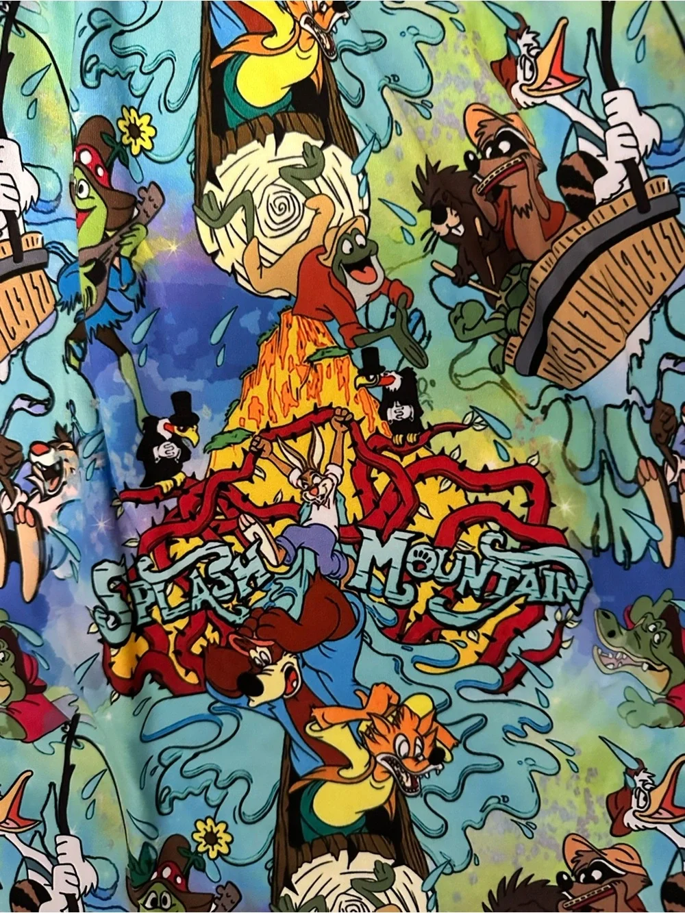Kids Splash Mountain Cartoon-Print Dress